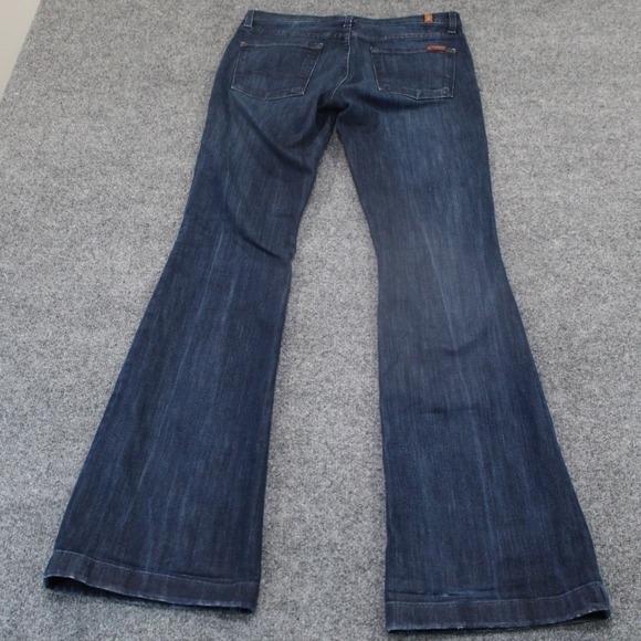 7 For All Mankind Charlize Bootcut Jeans Dark Wash Women's Size 29 - Picture 11 of 11